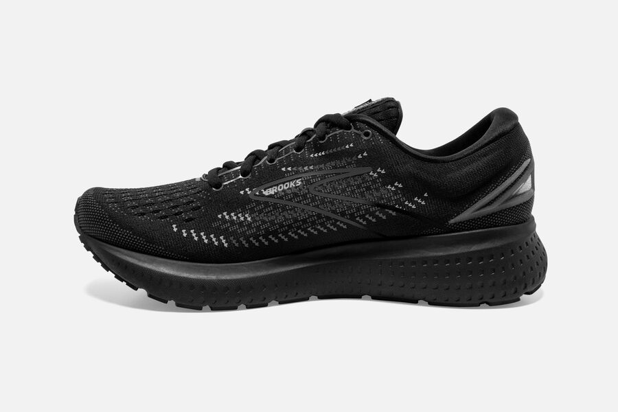 Brooks Israel Glycerin 19 Road Running Shoes Womens - Black - WVH-304195